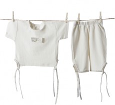 Organic Girl's Bow Set